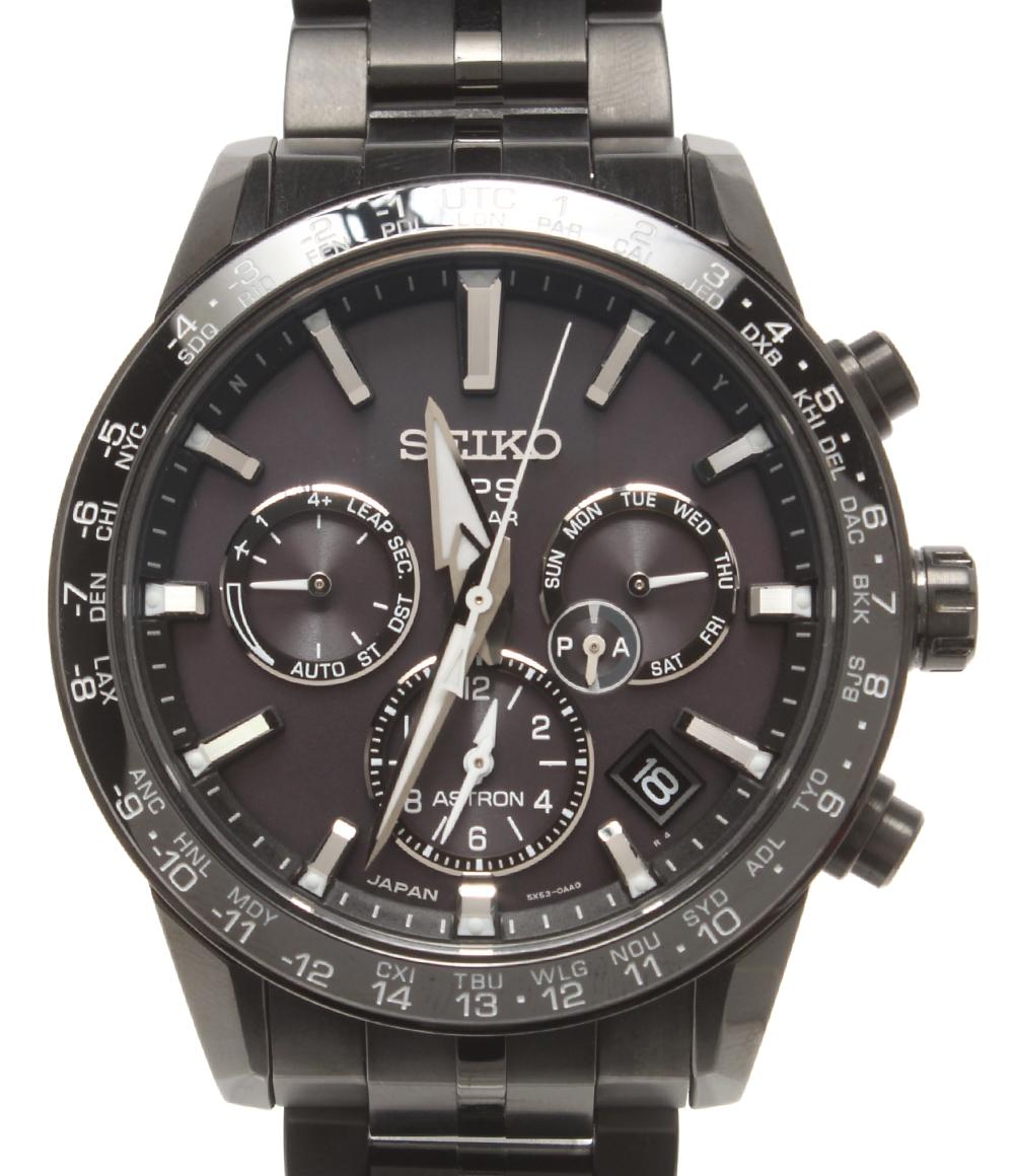 SEIKO 腕時計 GPSソーラー アストロン ASTRON ソーラー ブラック 5X53-0AB0 メンズ セイコー