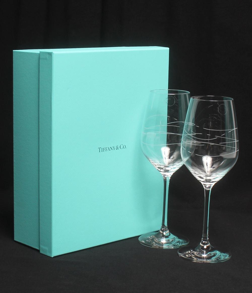 美品 ティファニー ワイングラス 2点セット ペア カデンツ TIFFANY&Co. – Rehello by BOOKOFF