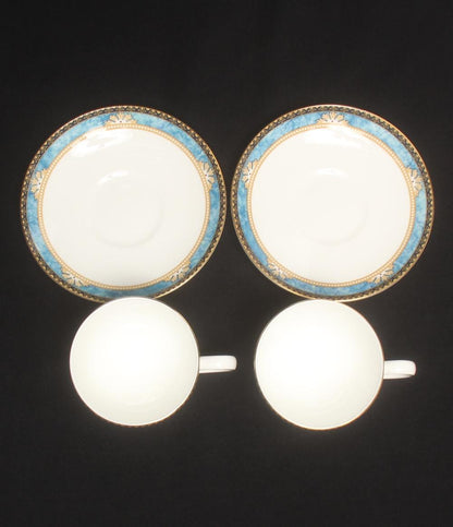 美品 ウェッジウッド カップ＆ソーサー 2客セット ペア カーゾン CURZON WEDGWOOD