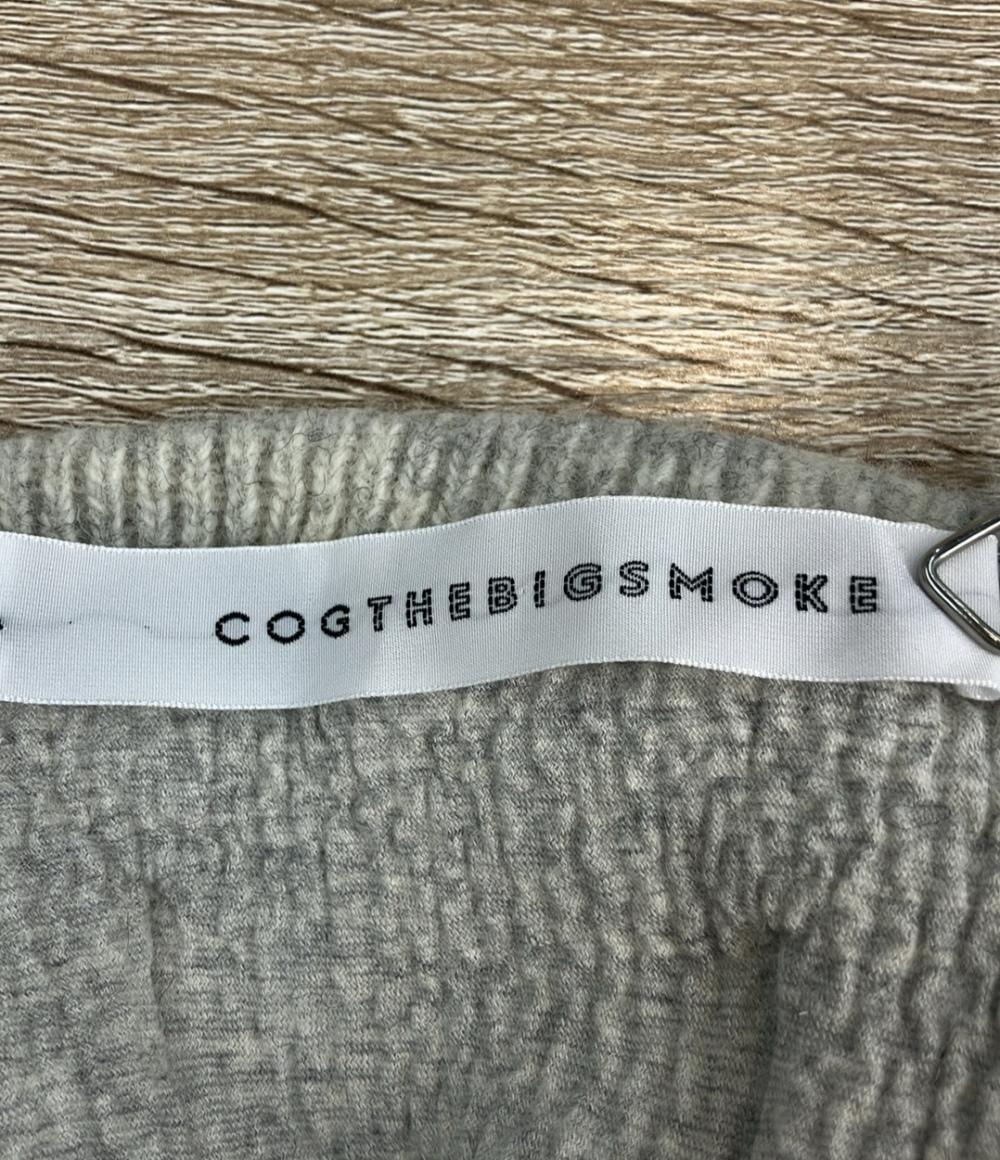 COGTHEBIGSMOKE 半袖ニット グレー 7101-117-435-1 レディース コグザビッグスモーク