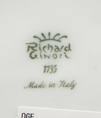 美品 Richard Ginori スクエアサラダボウル 皿 20cm ディッシュ ラウンド 14cm 4点サラダセット ベッキオホワイト リチャードジノリ