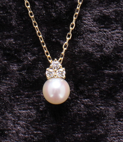 美品 ミキモト ネックレス K18 パール レディース MIKIMOTO