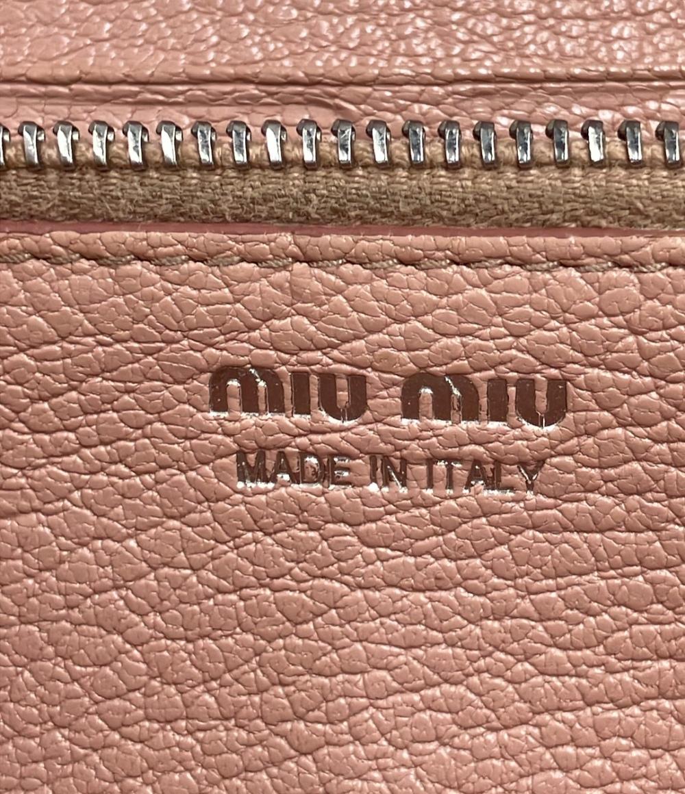 ミュウ ミュウ 二つ折り長財布 レディース Miu Miu