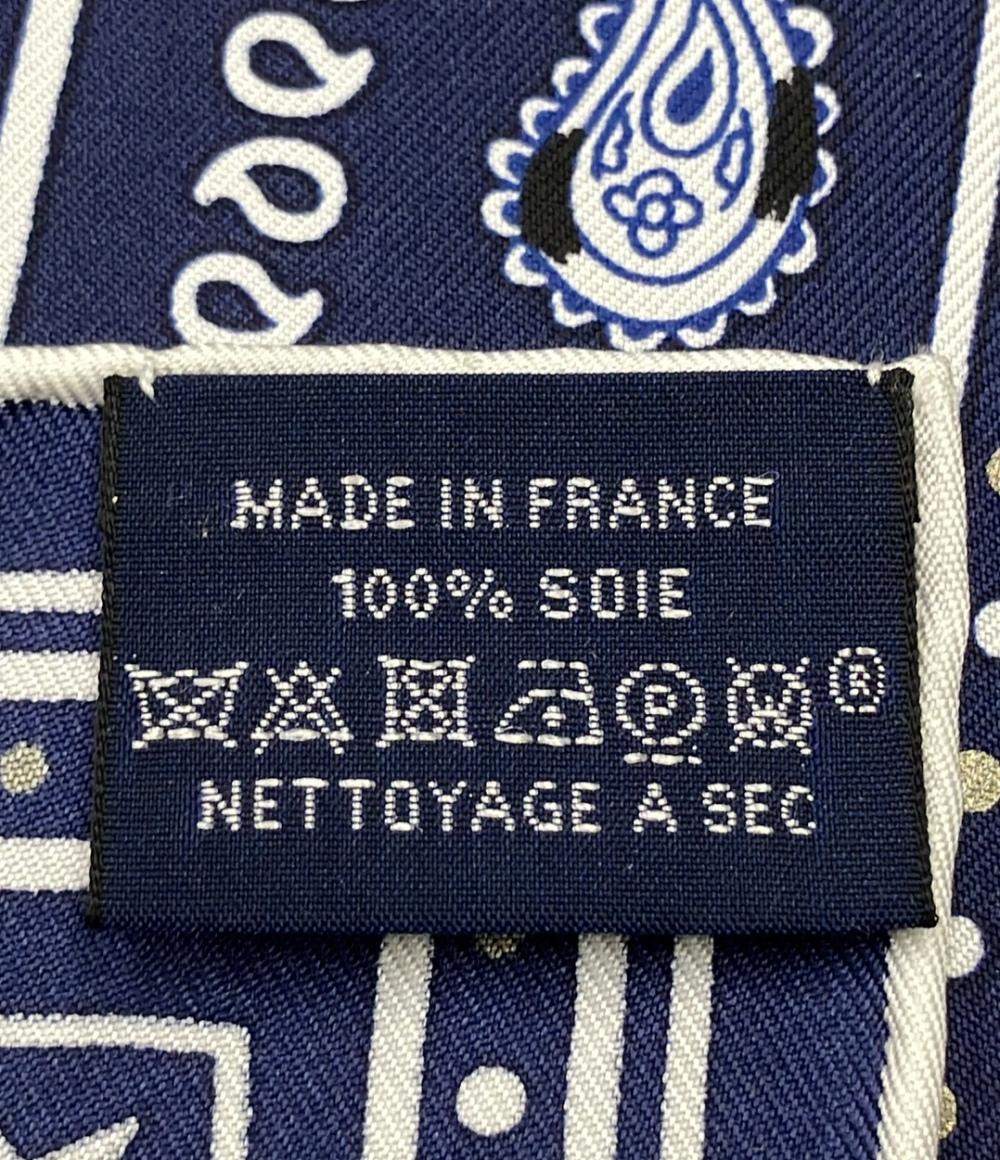 美品 エルメス スカーフ バンダナ カレ55 シルク100% コーラス ステラルム レディース HERMES