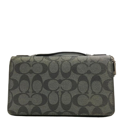 COACH ポーチ トラベルオーガナイザー 長財布 シグネチャー F93504 メンズ コーチ