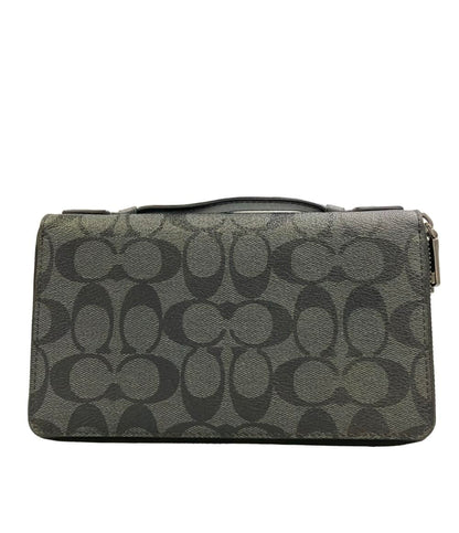 COACH ポーチ トラベルオーガナイザー 長財布 シグネチャー F93504 メンズ コーチ