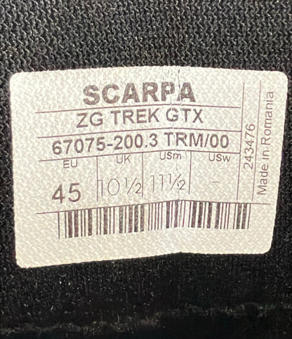 SCARPA トレッキングシューズ ZG TREK GTX メンズ SIZE EU 45 スカルパ