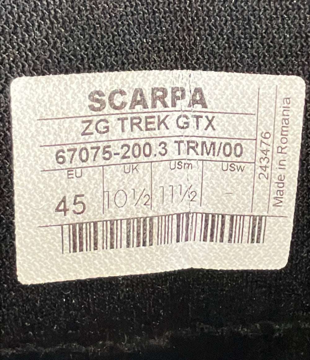 SCARPA トレッキングシューズ ZG TREK GTX メンズ SIZE EU 45 スカルパ
