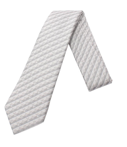 美品 LOUIS VUITTON ネクタイ シルク100％ モノグラム ダイアゴナル M79912 メンズ ルイ・ヴィトン