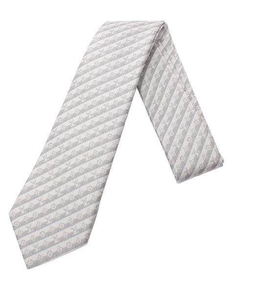美品 LOUIS VUITTON ネクタイ シルク100％ モノグラム ダイアゴナル