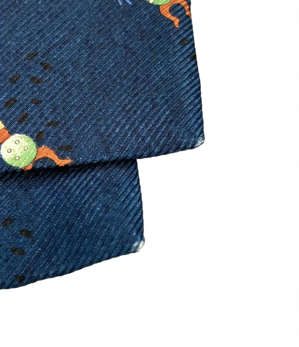 ブルガリ ネクタイ シルク100% メンズ BVLGARI