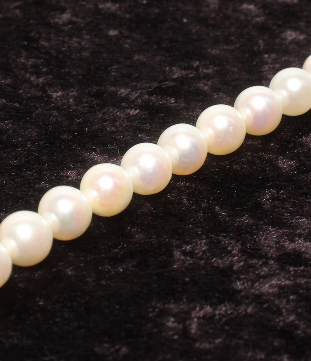 美品 ネックレス パール 6.5-7.0mm レディース