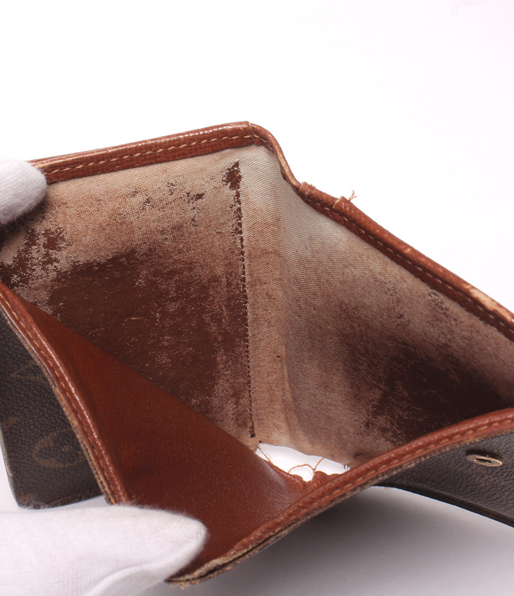 訳あり LOUIS VUITTON 二つ折り財布 がま口 ポルトフォイユ ヴィエノワ モノグラム M61673 レディース ルイ・ヴィトン