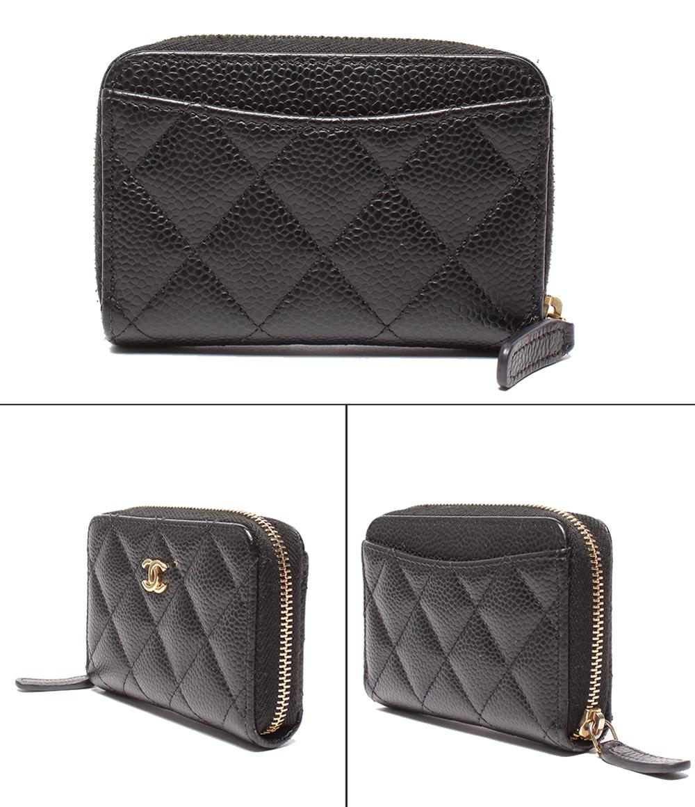 シャネル コインケース コインパース キャビアスキン マトラッセ タイムレスクラシック ライン AP0216 レディース CHANEL