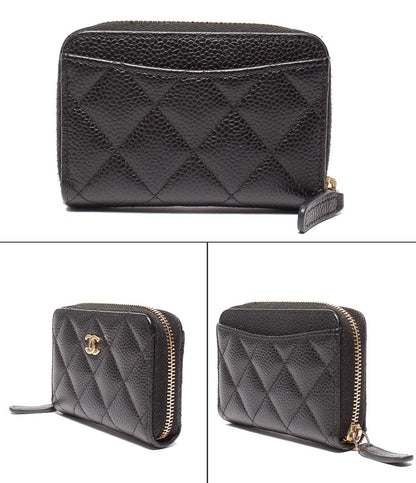 シャネル コインケース コインパース キャビアスキン マトラッセ タイムレスクラシック ライン AP0216 レディース CHANEL
