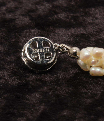 5連ネックレス SV 淡水パール レディース