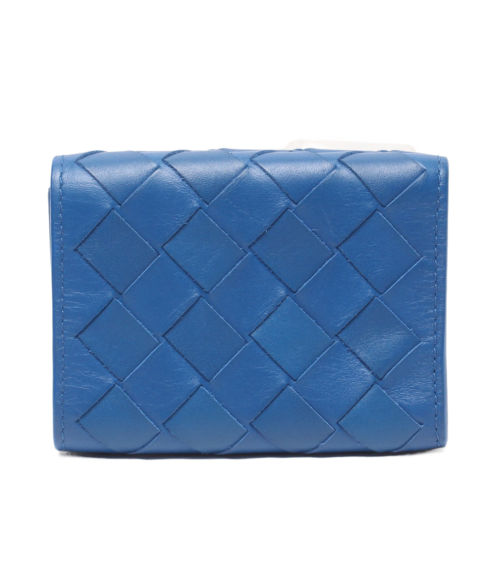 美品 BOTTEGA VENETA 三つ折り財布 イントレチャート レディース ボッテガ・ヴェネタ