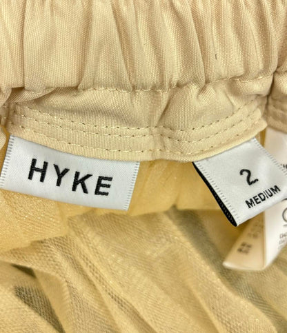 美品 ハイク ナイロンシアーミニスカート レディース SIZE M HYKE