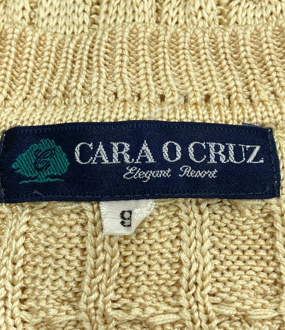 美品 キャラ・オ・クルス 長袖カーディガン シルク100% レディース SIZE 9 (M) CARA O CRUZ