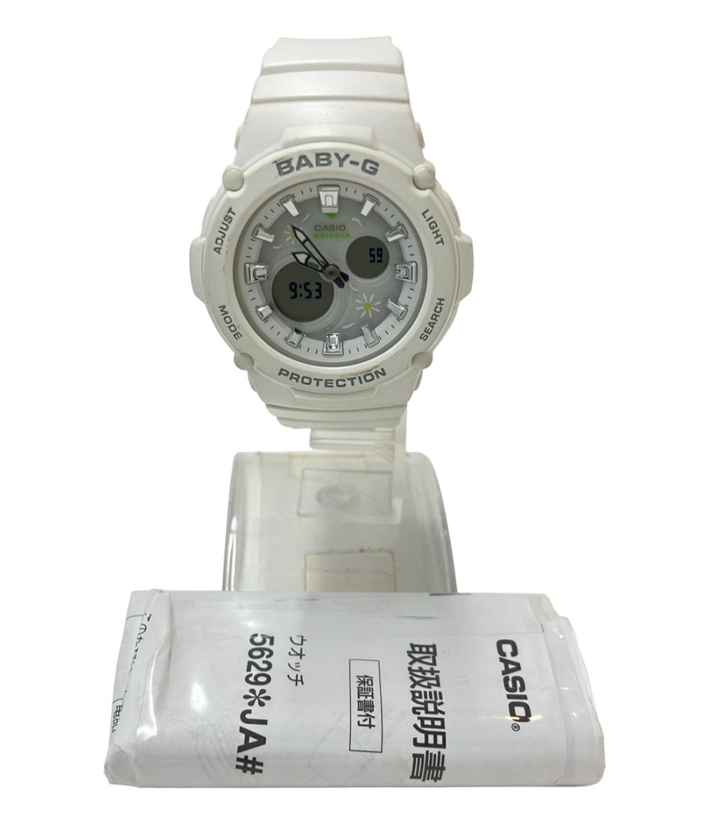 カシオ 腕時計 BABY-G クオーツ ホワイト BGA-270FL レディース CASIO