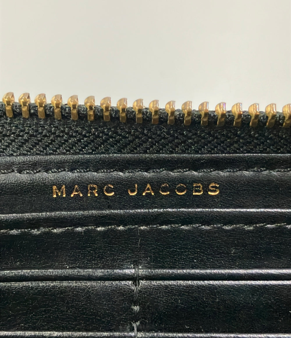 MARC JACOBS ラウンドファスナー長財布 レザー レディース マークジェイコブス
