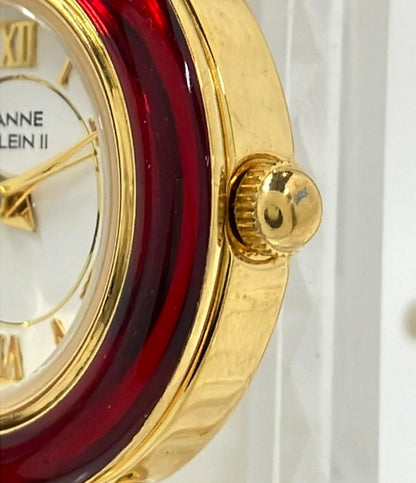 アンクライン 腕時計 クオーツ ホワイト AL21 レディース ANNE KLEIN