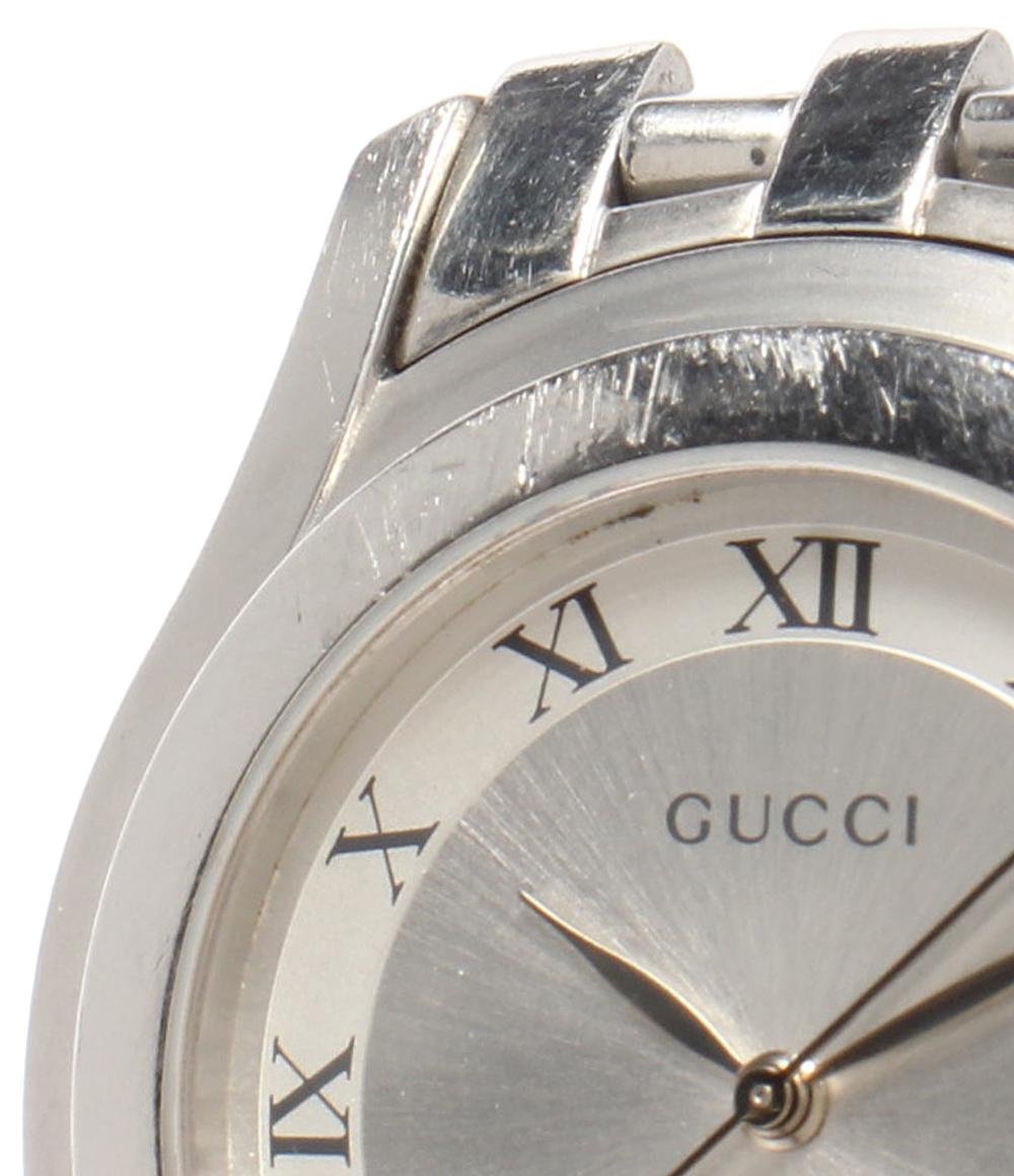 GUCCI 腕時計 クオーツ シルバー 5500M メンズ グッチ – Rehello by