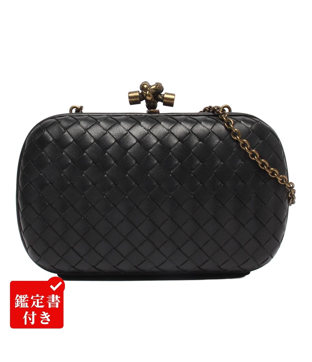 BOTTEGA VENETA チェーンショルダーバッグ 斜め掛け ノット イントレチャート ミノディエール レディース