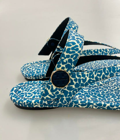 美品 Tory Burch サンダル レオパード柄 レディース SIZE 5.5 M トリーバーチ