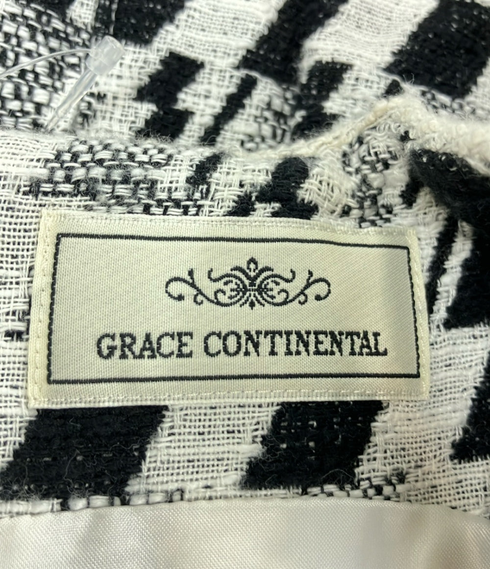 グレースコンチネンタル ツイードノースリーブミディアムワンピース レディース SIZE 36 (XS) GRACE CONTINENTAL