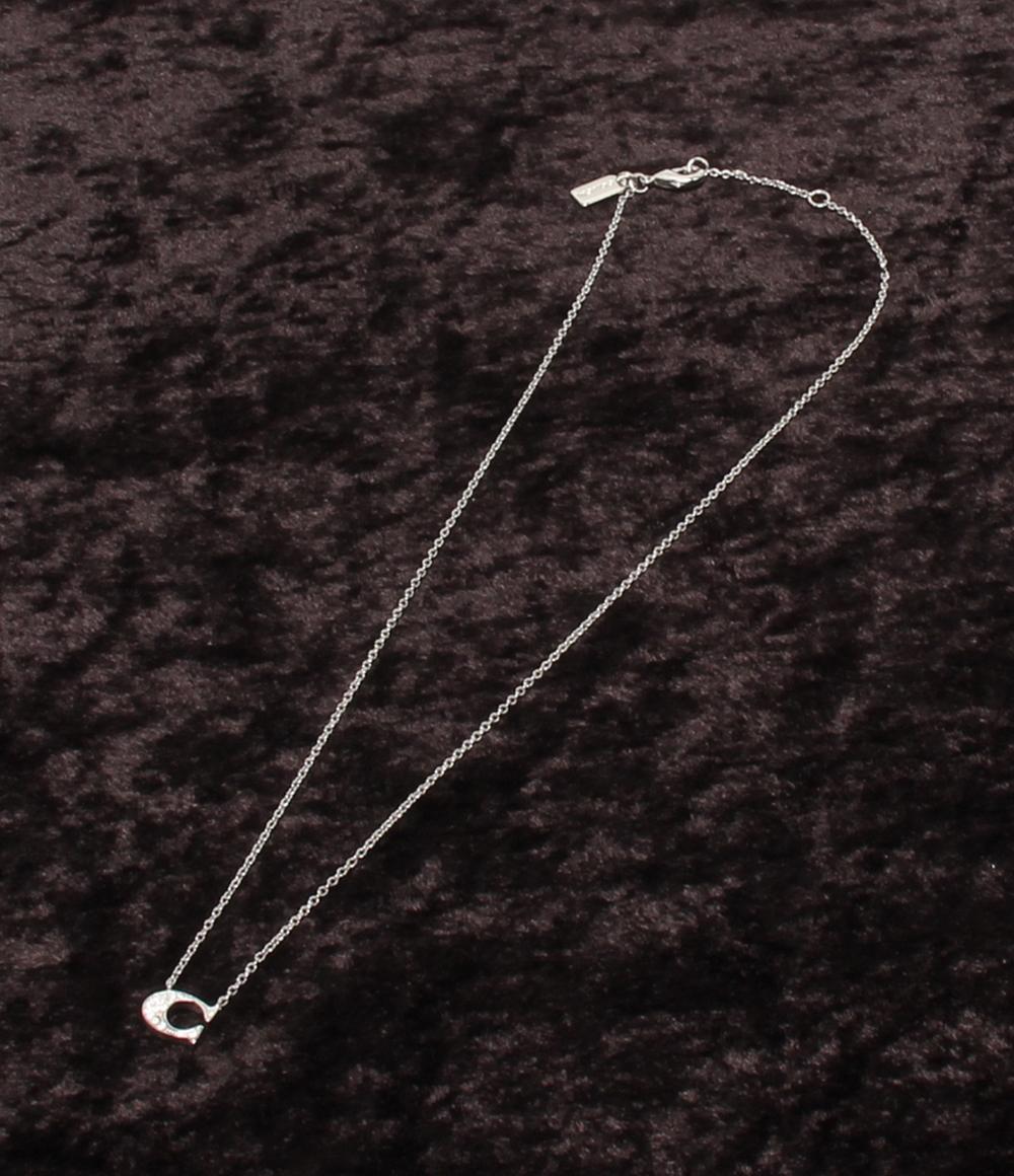 美品 コーチ ネックレス Cロゴ レディース COACH