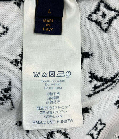 LOUIS VUITTON 長袖ニット モノグラム 20AW モノグラム・グラディエント・ニットセーター RM202 USO HJN87W メンズ SIZE L ルイ・ヴィトン