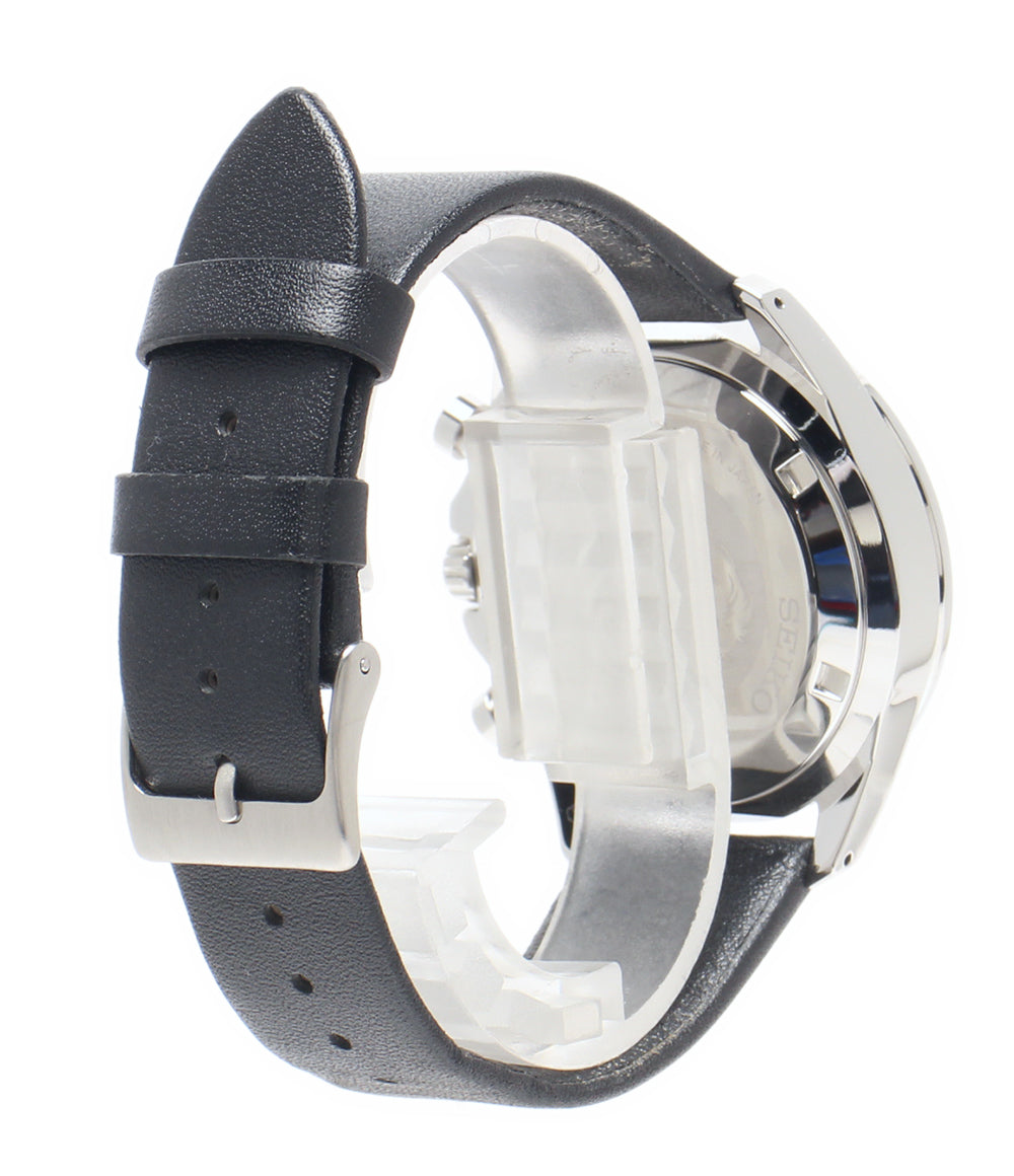 SEIKO 腕時計×シティハンター クオーツ ブラック 8T63-02P0 メンズ