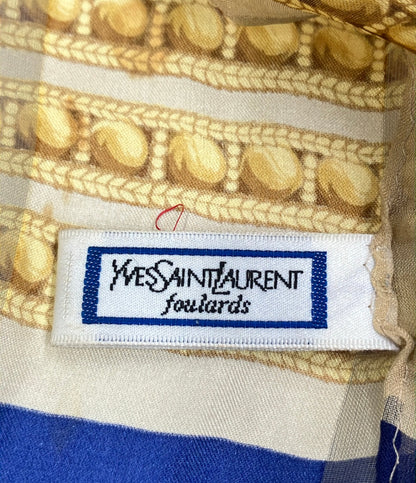 YVES SAINT LAURENT スカーフ シルク 100% レディース イヴ・サンローラン