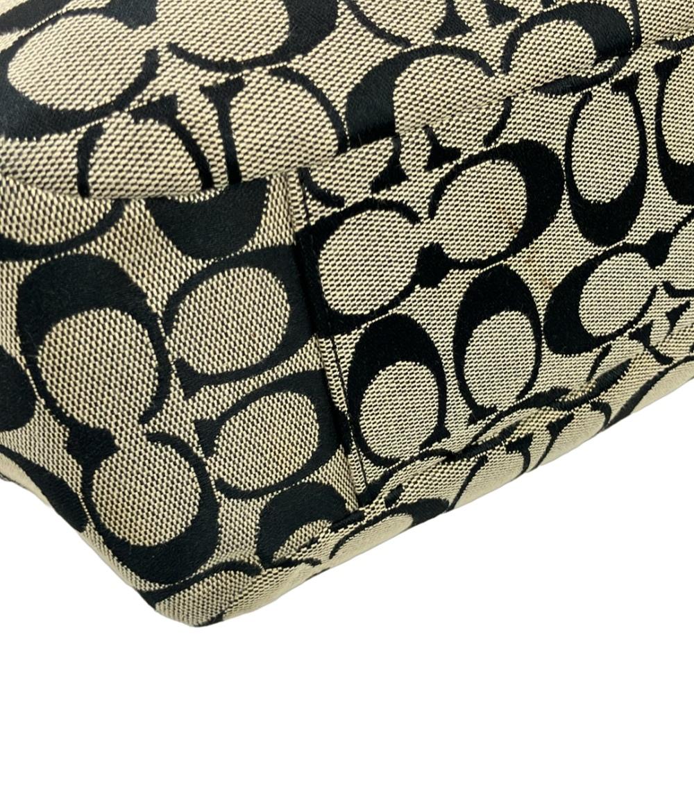 コーチ ハンドバッグ トートバッグ キャンバス レザー 皮革 シグネチャー F15146 レディース COACH