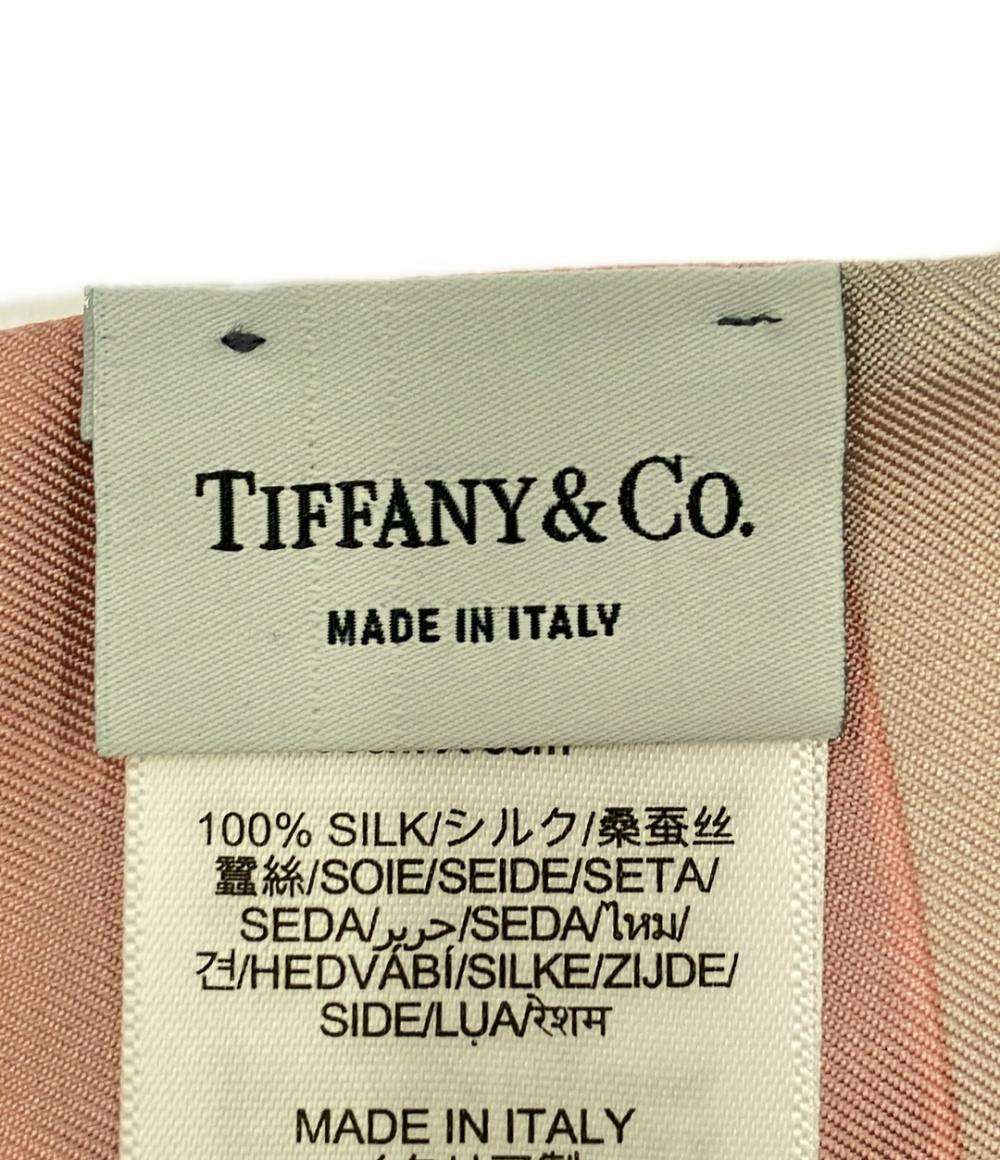 美品 TIFFANY&Co. スカーフ シルク100% レディース ティファニー