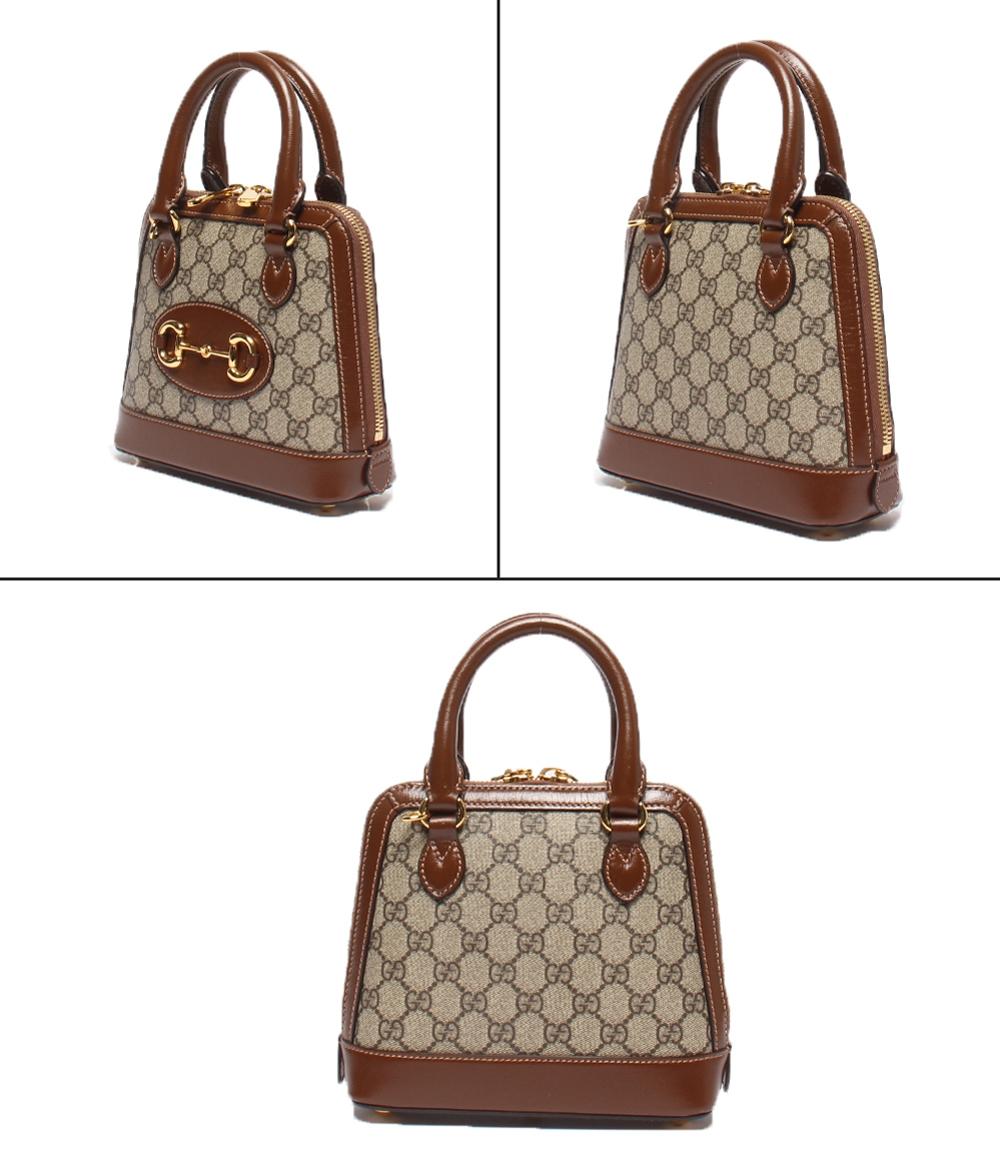 GUCCI 2wayハンドバッグ ショルダーバッグ 斜め掛け ホースビット 1955 GGスプリーム 640716 525040 レディース グッチ