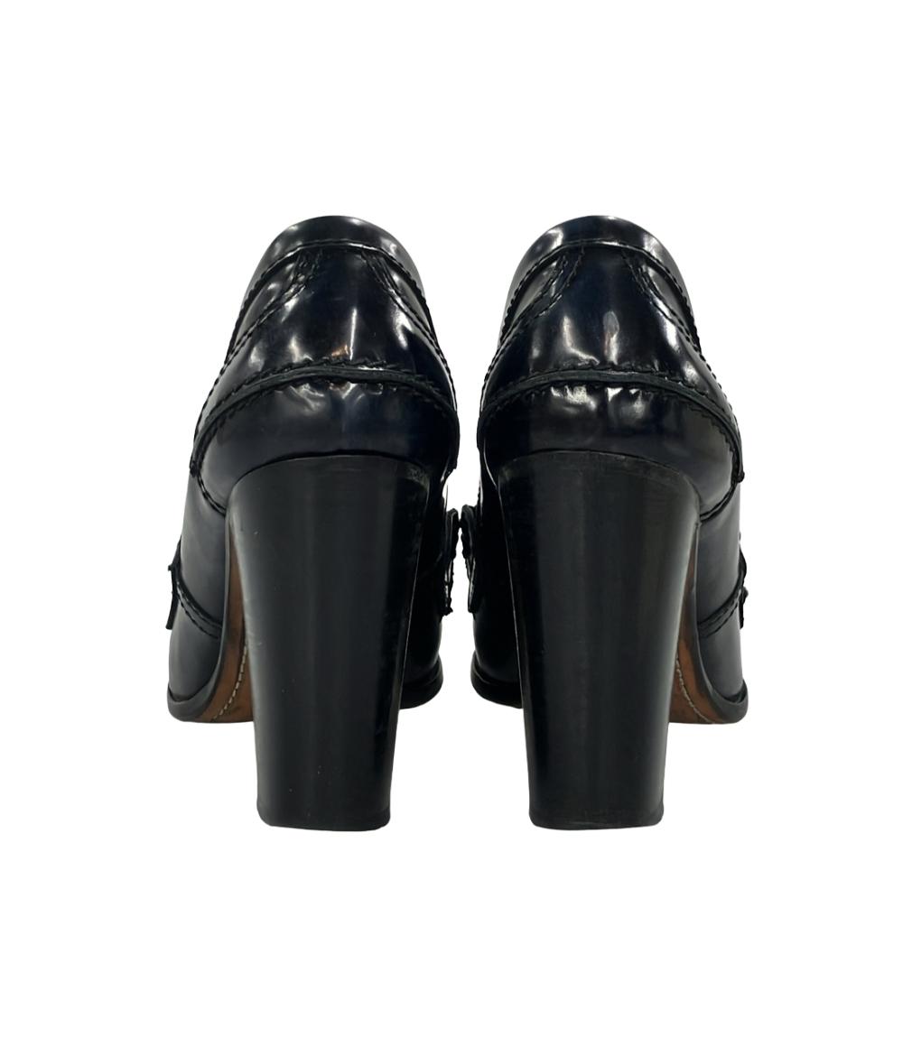 セリーヌ タッセルパンプス チャンキーヒール レディース SIZE 36.5 (M) CELINE