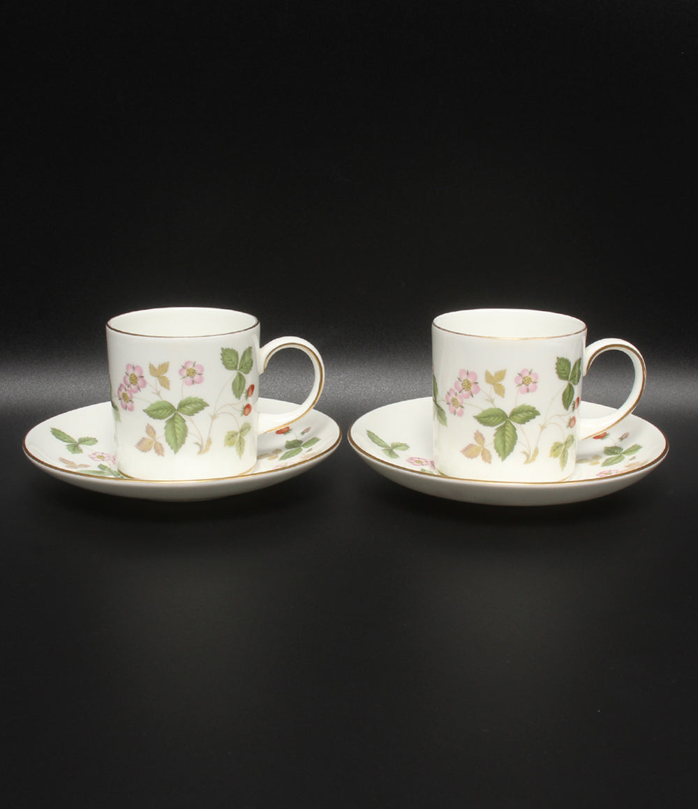 WEDGWOOD カップ＆ソーサー 2客セット ペア カーゾン CURZON ウェッジ