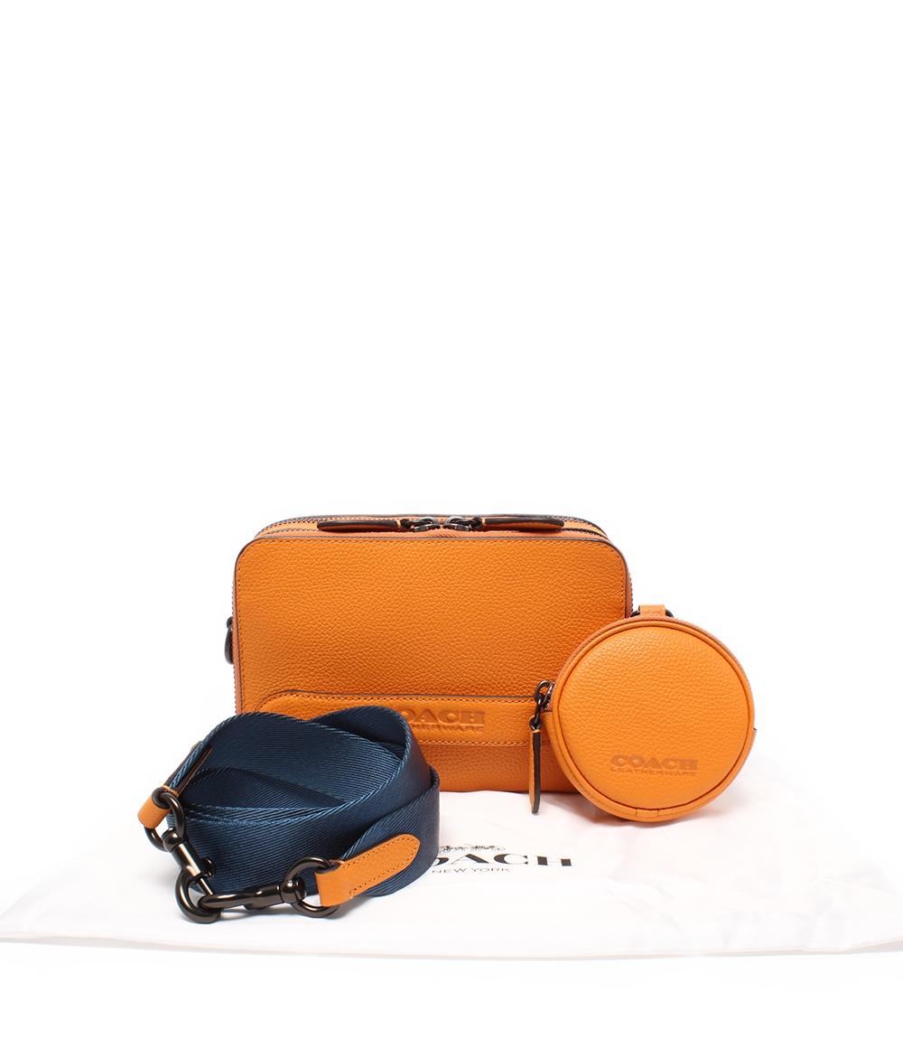 美品 COACH ショルダーバッグ 斜め掛け チャータークロスボディバッグ C2608 メンズ レディース コーチ