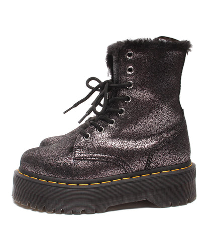 美品 Dr.Martens ショートブーツ ８ホール 厚底 ファー JADON FL レディース メンズ SIZE 3 (22cm) ドクターマーチン