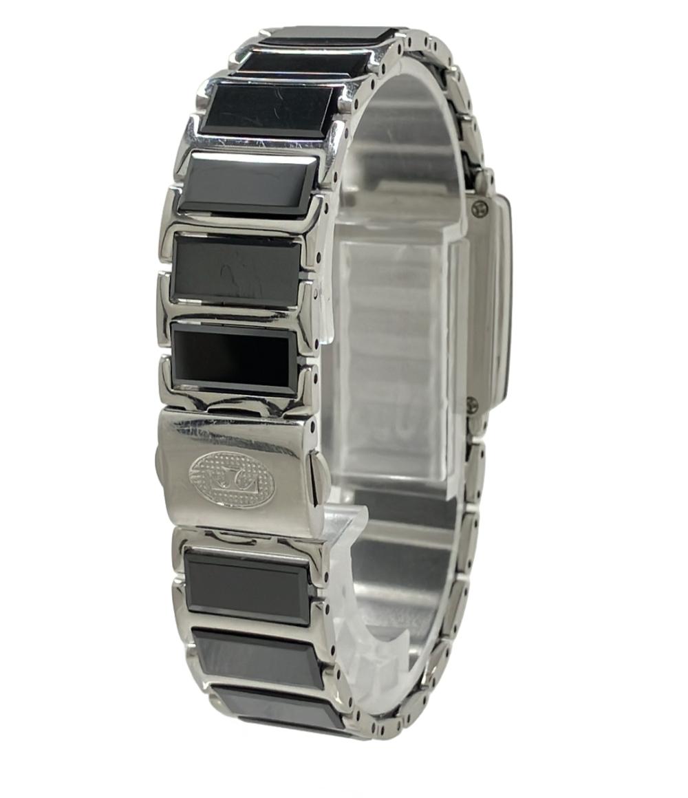 テクノス ③-33  602 TECHNOS腕時計 クオーツ ブラック t レディース