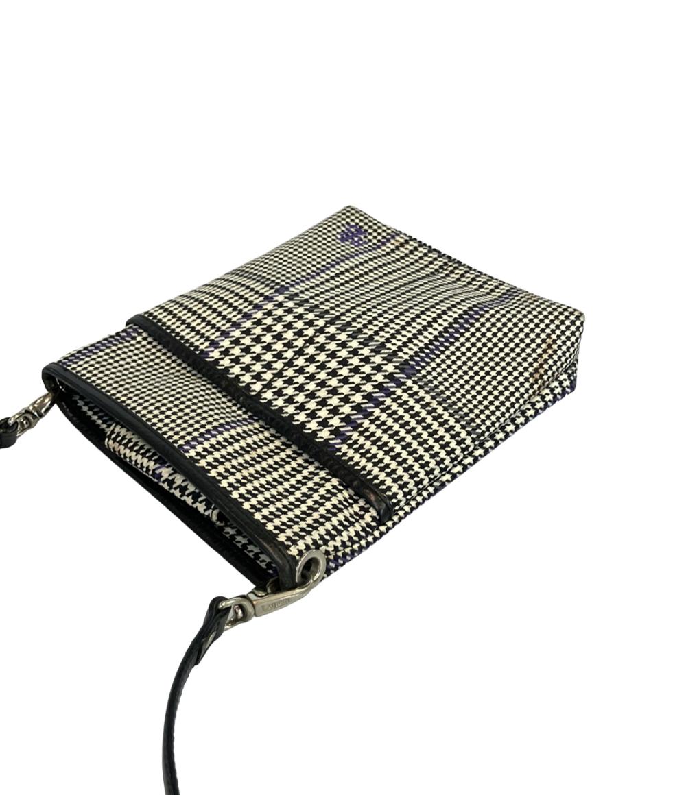 RALPH LAUREN ショルダーバッグ 斜め掛け 千鳥格子柄 ハウンドトゥース柄 レディース ラルフローレン