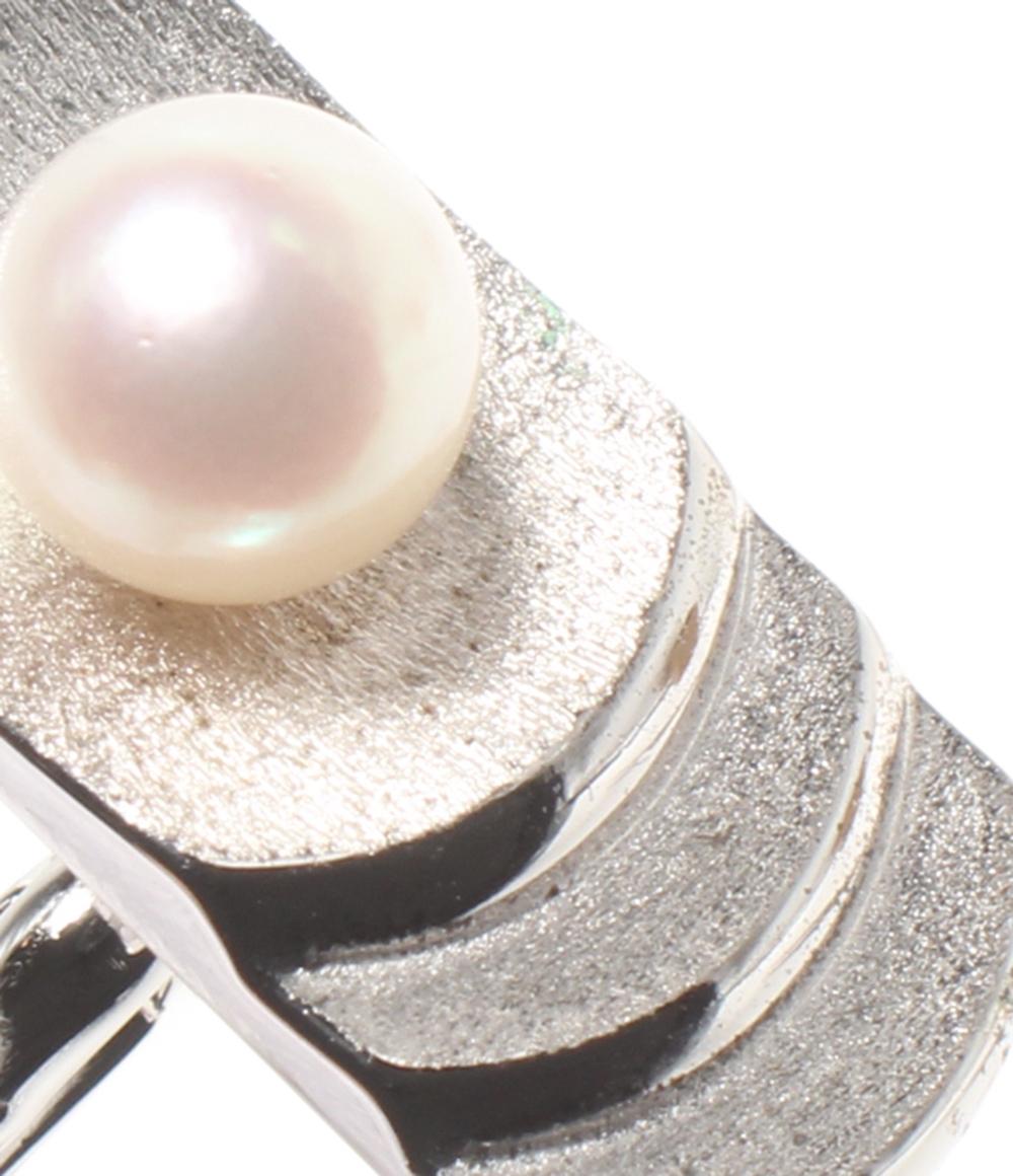 TASAKI タイピン カフス セット SV パール6.5-7.0mm メンズ タサキ