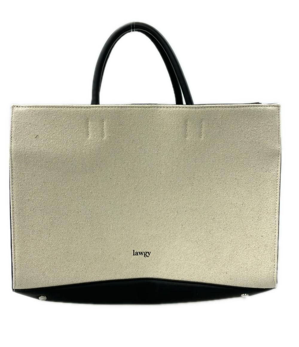 ラウジー キャンバス切り替えトートバッグ レディース lawgy