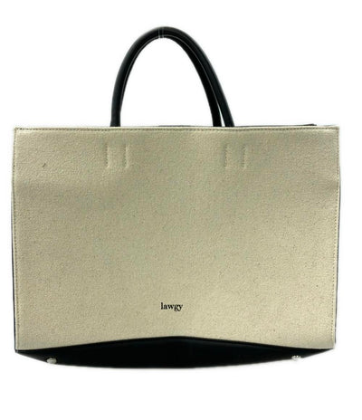 ラウジー キャンバス切り替えトートバッグ レディース lawgy
