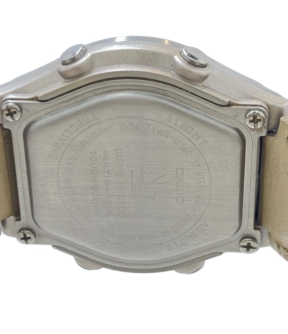 CASIO 腕時計 ソーラー ホワイト LWA-M160 レディース カシオ