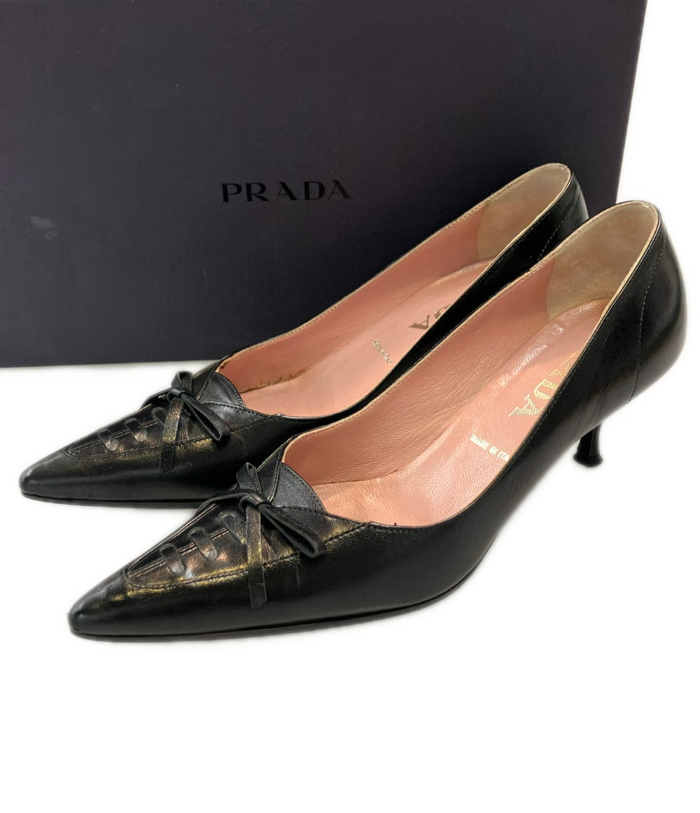 PRADA ポインテッドトゥパンプス レディース SIZE 35 (22.5cm) プラダ