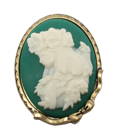 Studio Ghibli ブローチ カメオ 4点セット 魔女の宅急便 キキ 借りぐらしのアリエッティ 耳をすませば エルフ レディース スタジオジブリ