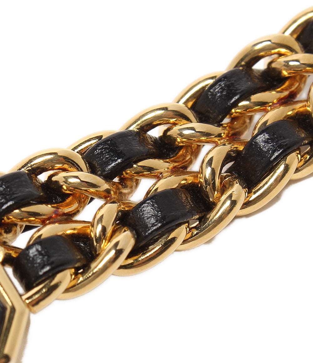 CHANEL 腕時計 プルミエールS クオーツ ブラック H0001 レディース シャネル